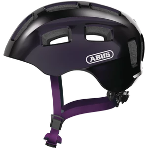 ABUS Youn-I 2 0 LED black violet bukósisak 52-57 cm