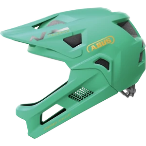 ABUS Youdrop FF salvia green gyerek fullface bukósisak 50-55 cm