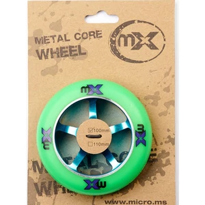 Micro mx trixx roller kerék, 100mm, zöld-kék