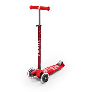 3 kerekű LED roller 5 éves kortól piros