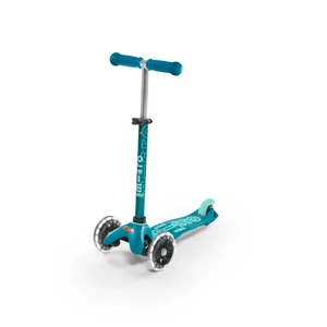 Mini Micro Deluxe LED roller világító kerékkel aqua