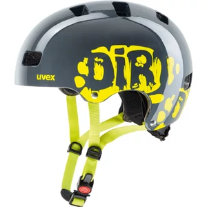 Uvex kid 3 dirtbike bukósisak grey-lime 55-58 cm