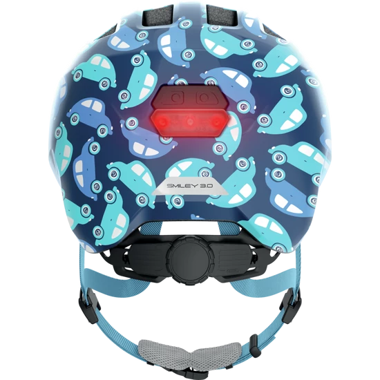 ABUS Smiley 3.0 LED blue cars bukósisak, 45-50 cm