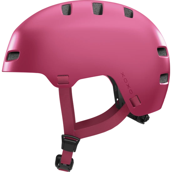 Abus XOXO mono red matt pink 51-55cm