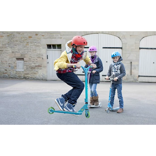 Micro mX trixx 2.0 Rainbow Blue extrém roller BEMUTATÓ DARAB