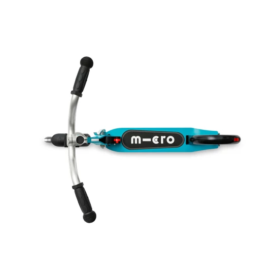 Micro Cruiser LED roller 200 mm kerekekkel, aqua
