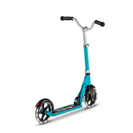 Micro Cruiser LED roller 200 mm kerekekkel, aqua
