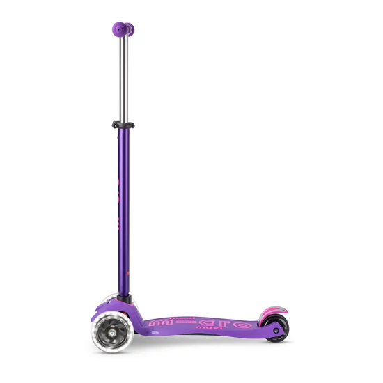 Maxi Micro Deluxe LED roller, lila
