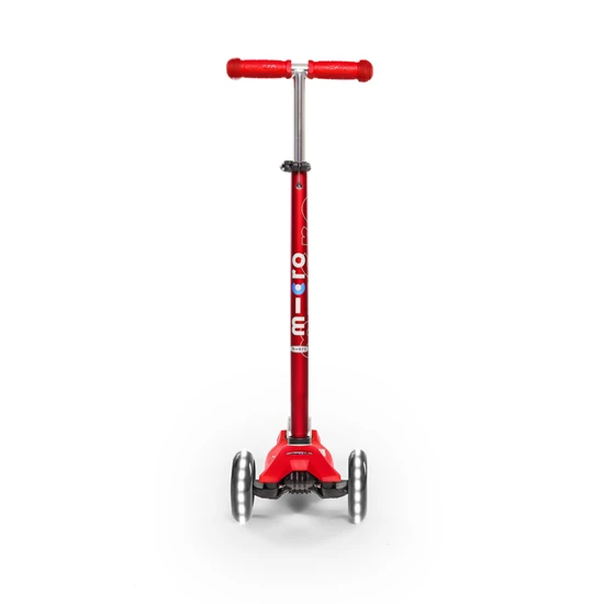 3 kerekű LED roller 5 éves kortól, piros