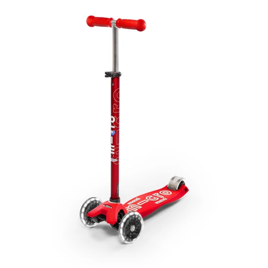 3 kerekű LED roller 5 éves kortól piros