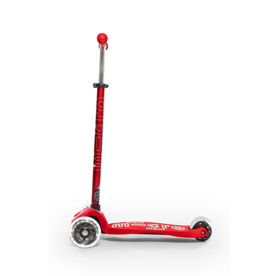 3 kerekű LED roller 5 éves kortól, piros