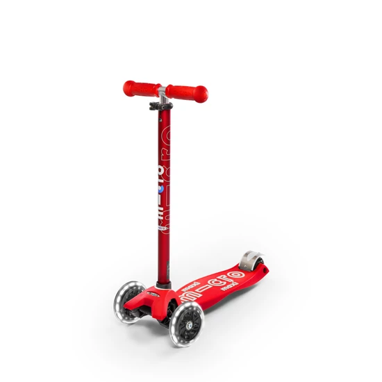 3 kerekű LED roller 5 éves kortól, piros