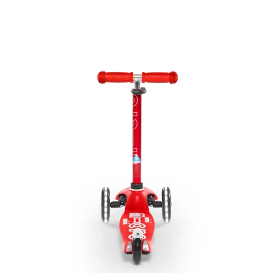 Mini Micro Deluxe LED roller világító kerékkel, piros