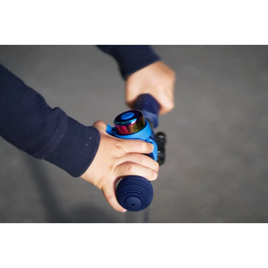 Micro roller csengő, kék neochrome