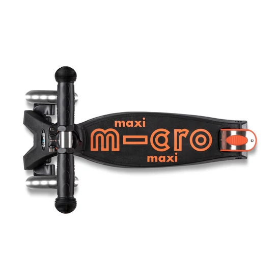 Maxi Micro Deluxe LED roller, fekete-narancs