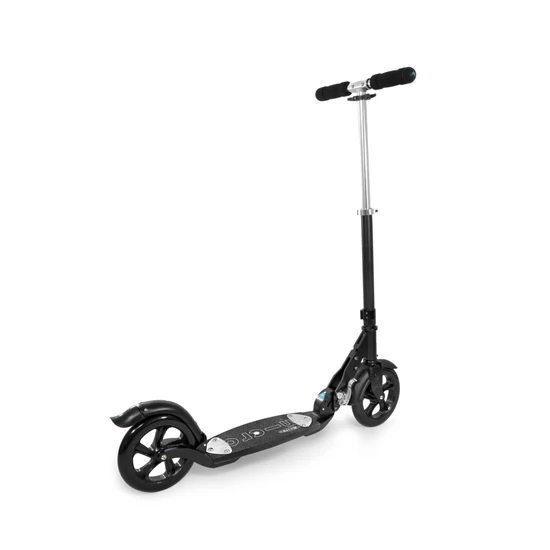 Micro Flex Deluxe városi roller 200mm kerekekkel, matt fekete