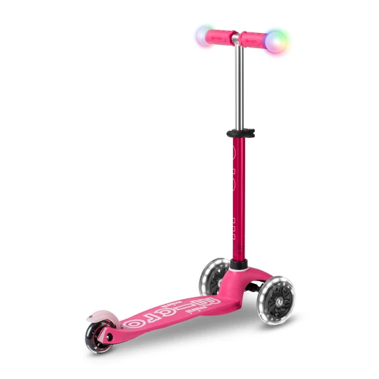 Mini Micro Deluxe Magic LED roller, pink