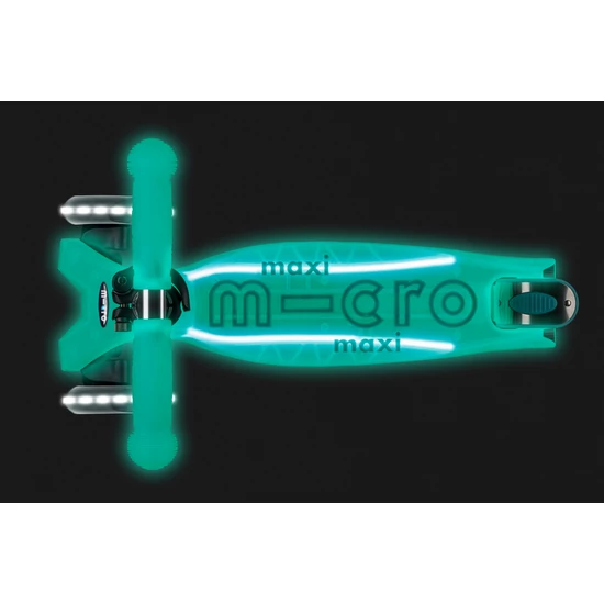 Maxi Micro Deluxe Glow LED Plus, jelly green