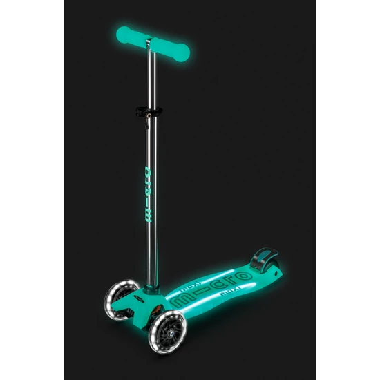 Maxi Micro Deluxe Glow LED Plus, jelly green