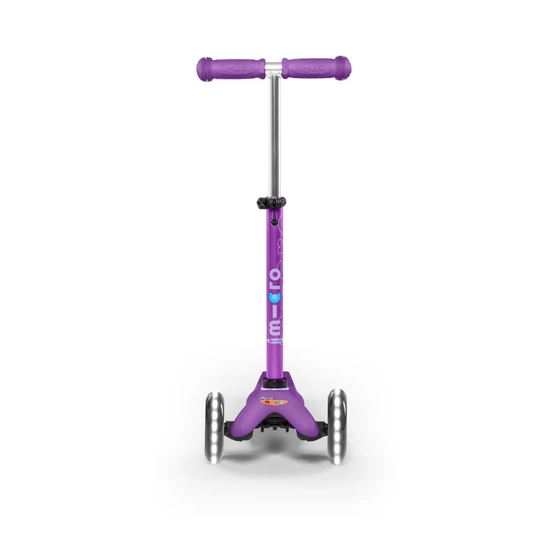 Mini Micro Deluxe LED gyerek roller világító kerékkel, lila