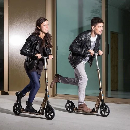 Micro Suspension teleszkópos roller 200mm kerekekkel, bronz