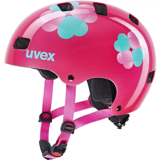 Uvex Kid 3 pink flower bukósisak 51-55 cm