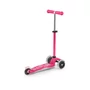 3in1 Mini Micro Deluxe Plus LED világító kerekű roller, pink