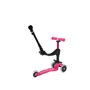 3in1 Mini Micro Deluxe Plus LED világító kerekű roller, pink