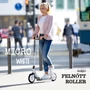 Micro Classic White roller 200mm kerekekkel