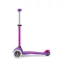3 kerekű svájci LEDes roller, lila-pink